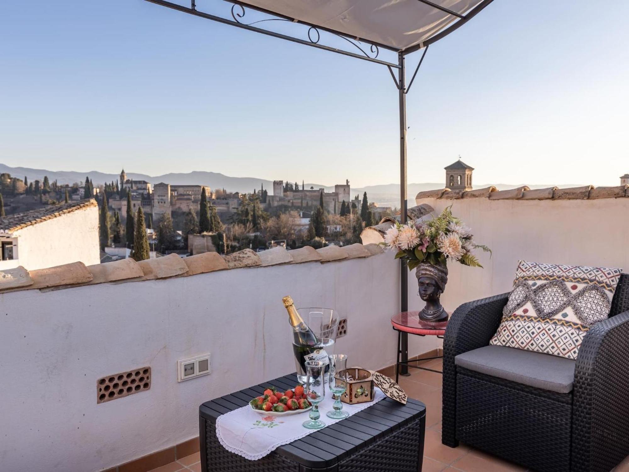 Villa Luxury Alhambra Penthouse Collection Sacromonte Granada Exterior foto